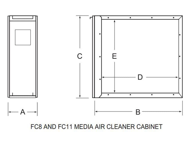 MODEL FC11 Home Air Filtration System Field Controls