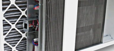 induct air purifier with filter side