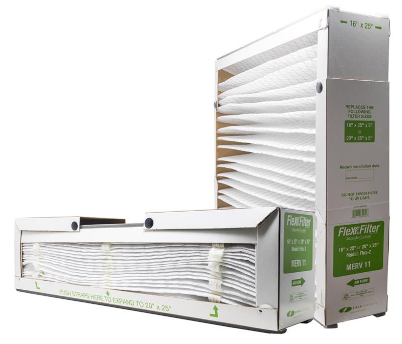 Collapsible HVAC Filter