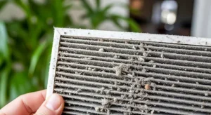 Dirty furnace filter