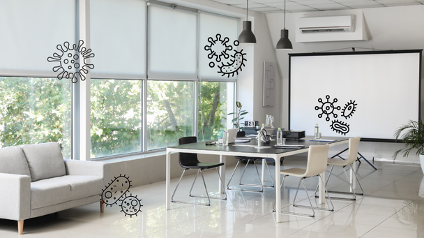 Residential air treatment for germs