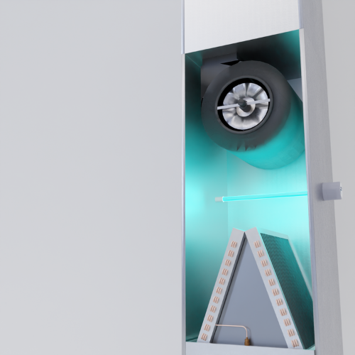 Residential air treatment for germs