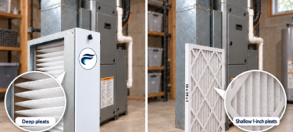 Media Air Cleaner vs 1 inch filter